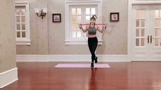 pilates bar kit with resistance bands смотреть онлайн