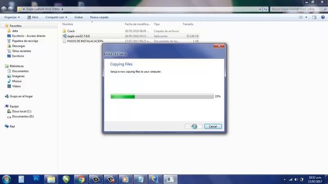 Instalacion De Eagle CadSoft Vr 7.6.0 32bits
