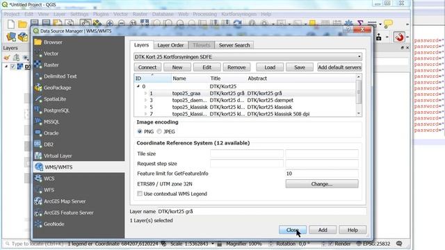 QGIS 3 Connection to WMS/WFS смотреть онлайн