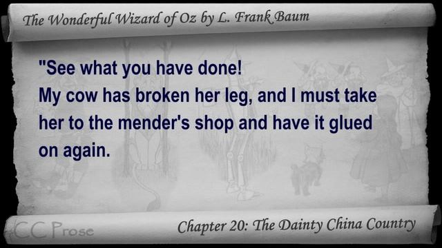 Chapter 20 - The Wonderful Wizard of Oz by L. Frank Baum - The Dainty China Country смотреть онлайн