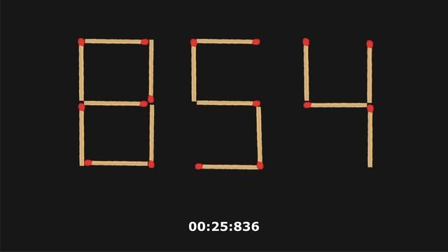 Переместите 1 спичку, чтобы получить максимально большое число! Головоломки со спичками! смотреть онлайн