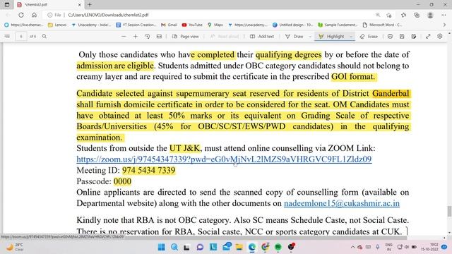 Merit List Released CUET PG 2022 I Admission Refund Policy I Admission ProcessI#cuet2022pg#CUKashmi смотреть онлайн