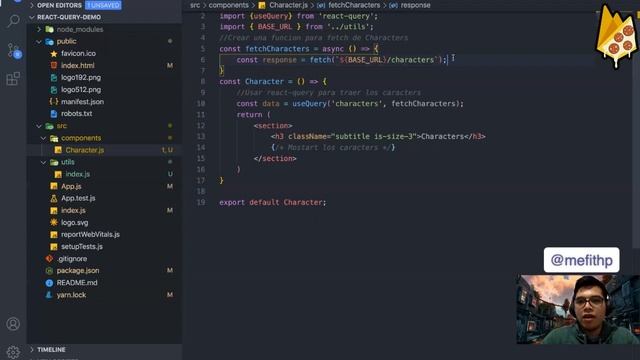 Fetch like a pro con React-Query смотреть онлайн