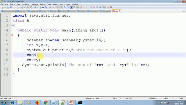 How to get input from user at run time in Java programming смотреть онлайн