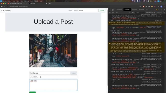 FOLLOW USERS DONE | INSTAGRAM CLONE | ANGULAR 9 | python FLASK API смотреть онлайн