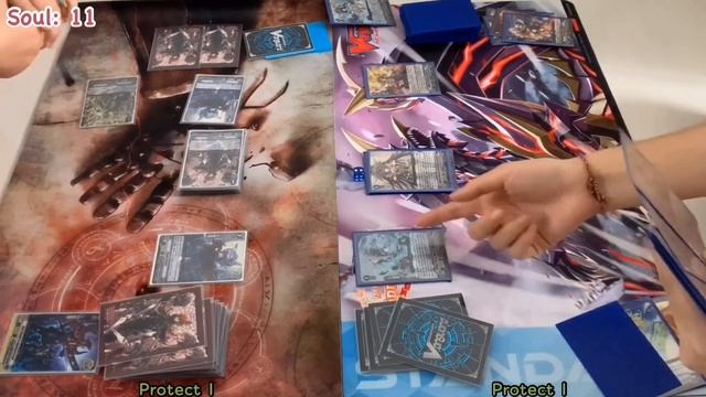 Cardfight Vanguard Standard: Dark Irregulars Scharhrot Vampir VS Oracle Think Tank Susanoo Part 1/2 смотреть онлайн