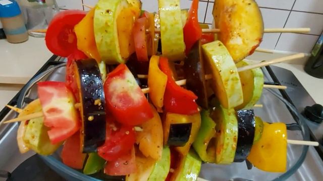 GRILL NINJA!!!Шашлыки овощные!!!GRILL NINJA !!! Vegetable kebabs !!! смотреть онлайн