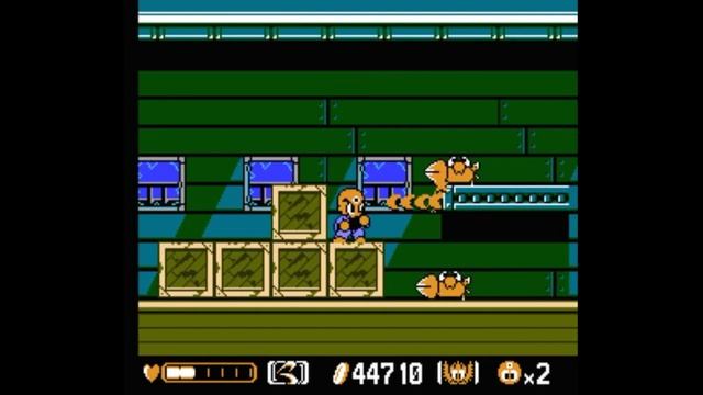 Dendy (Famicom,Nintendo,Nes) 8-bit Mitsume Ga Tooru Bosozo Edition Stage 4