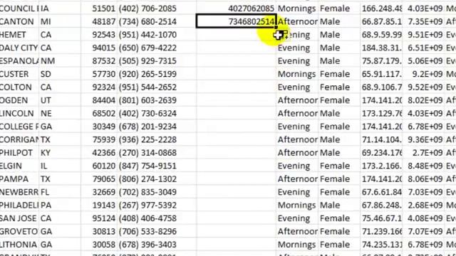 Reformatting Phone Numbers with Excel смотреть онлайн