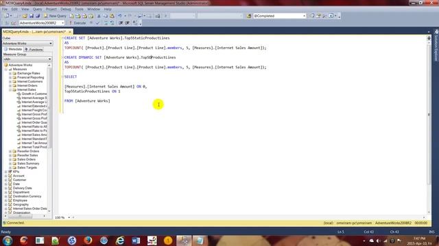 SSAS MDX Interview Questions: What is the difference between static and dynamic set смотреть онлайн