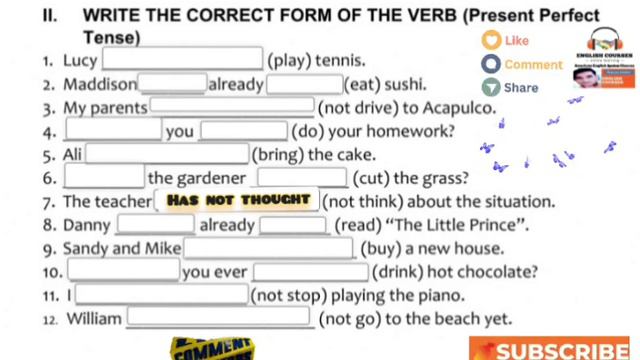 Know your English | Fill in the blanks | present perfect tense | English practice | ESC 24X7 смотреть онлайн