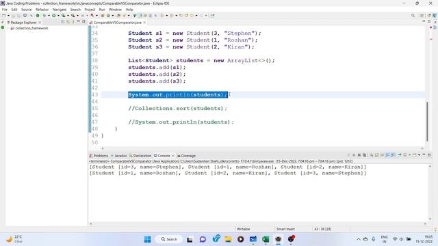 Comparable VS Comparator Interface | Sorting Objects | Collection Framework | Java смотреть онлайн