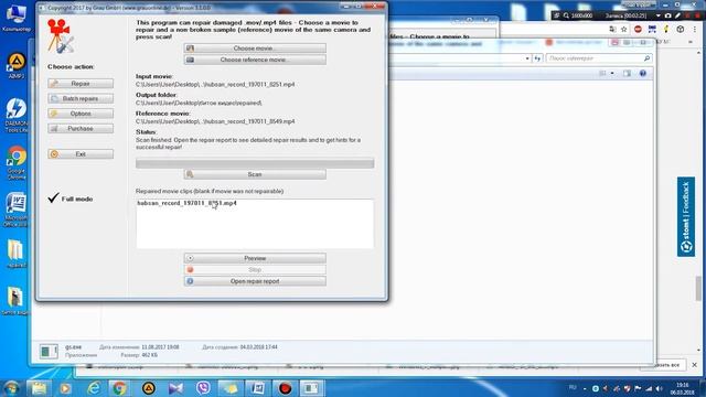 Как восстановить битое видео с квадрокоптера hubsan h501s. смотреть онлайн