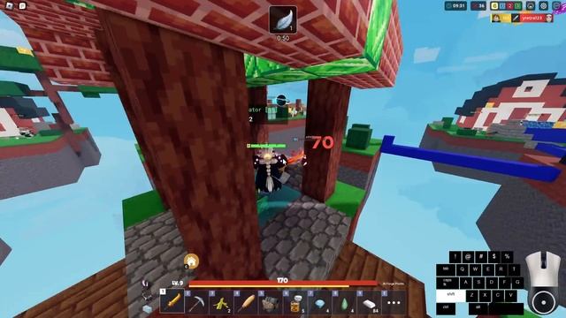 How to bully people with new Bacon Blade - Roblox Bedwars смотреть онлайн