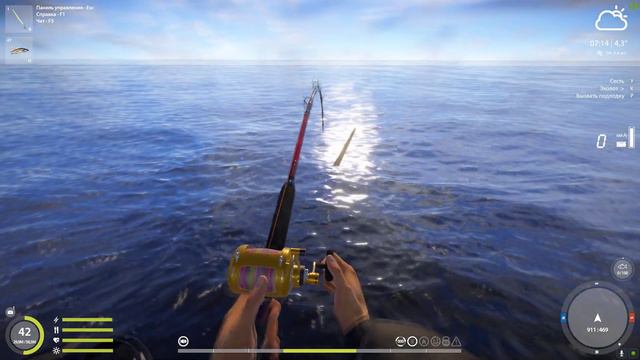 Русская рыбалка 4 Рыба-меч 175 кг смотреть онлайн