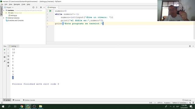 Curso de Python. 12. Usando bucles. WHILE смотреть онлайн