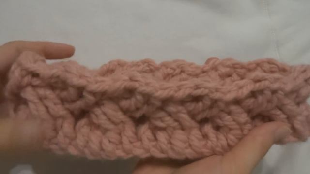 Простой снуд крючком (узор "Плетеная корзина")_Crochet snood смотреть онлайн