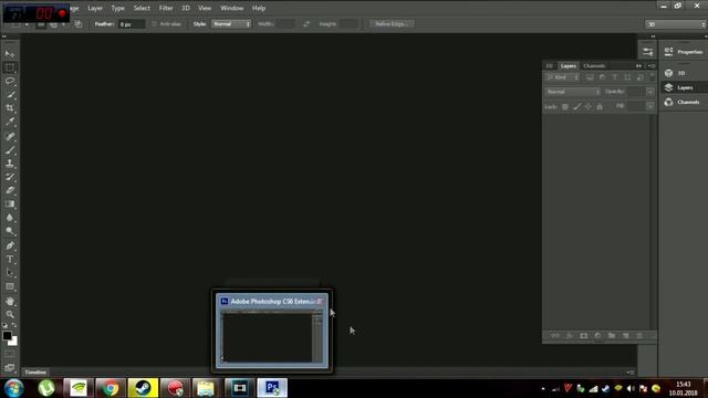 Как изменить надпись на свою в готовой шапке с помощью программы Photoshop CS 6 смотреть онлайн
