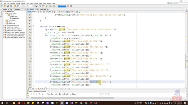 [JAVA 1]GIẢI BÀI FINAL ASSIGNMENT MẪU CƠ BẢN смотреть онлайн
