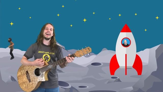 Zoom Zoom to the Moon | Monkey Rock Music | Kids Dance Songs & Nursery Rhymes смотреть онлайн