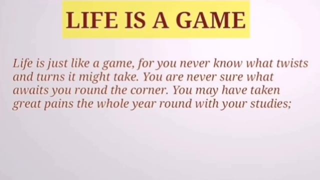 Life is a game| Expansion of Ideas |Proverb | Thought | Idioms | Slogan | Essay | Writing skills смотреть онлайн