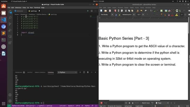 Python practice series for absolute beginners | part 3 | Bhattarai Narayan Sr. Software Developer смотреть онлайн