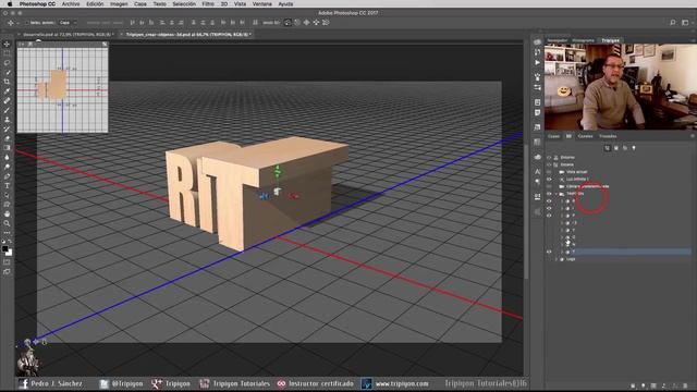 Cómo crear objetos 3D en Photoshop смотреть онлайн
