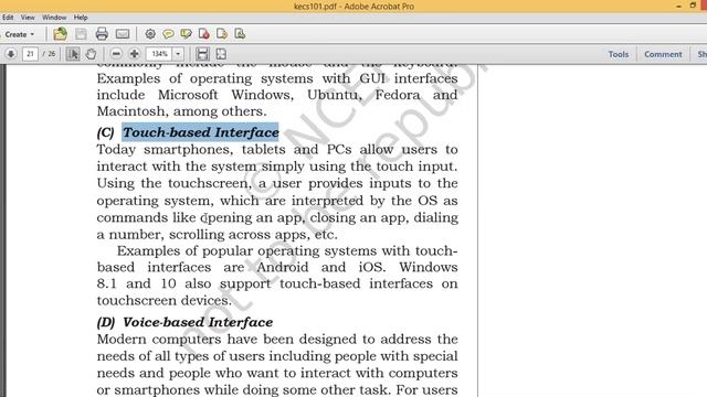 Python Class 11: Chapter 1 : Operating System, Functions of OS and User Interface смотреть онлайн