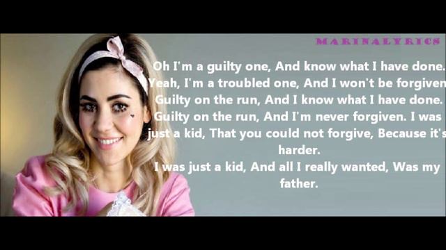Marina and The Diamonds- Guilty Lyrics смотреть онлайн
