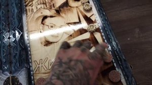 резные нарды "Арестанские",ручной работы. обзор. резьба по дереву. заказ поедет в Германию