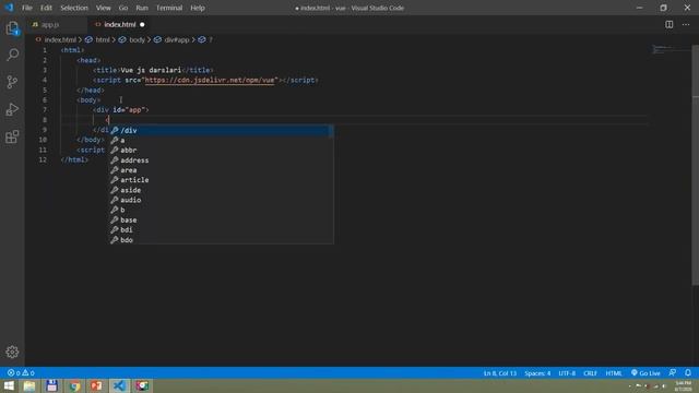 12-Vue Js darslari Components смотреть онлайн