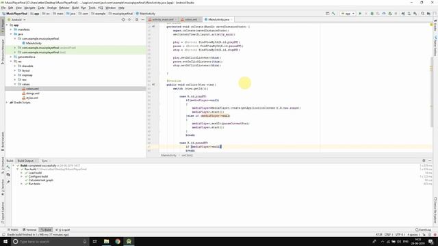 Finalizing project and running the Music Player | Part-6 | ANDROID STUDIO смотреть онлайн
