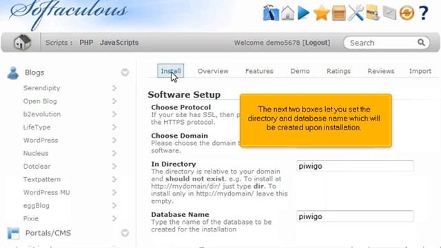 How to install Piwigo from Softaculous смотреть онлайн