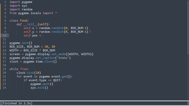 Pygame Tutorial. Snake game #2 смотреть онлайн