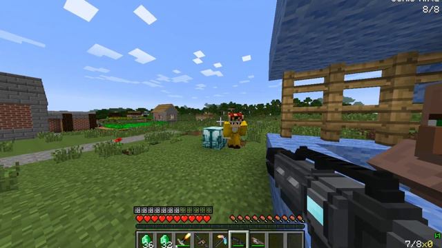 ЧТО ПРОДАЁТ ЭТО СТРАННЫЙ ЖИТЕЛЬ ПРОДАВЕЦ В МАЙНКРАФТ Денис Ден Minecraft смотреть онлайн