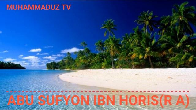 САХОБАЛАР ХАЁТИ-АБУ СУФЁН ИБН ХОРИС (Р А)  SAHOBALAR HAYOTI-ABU SUFYON IBN HORIS(R A)