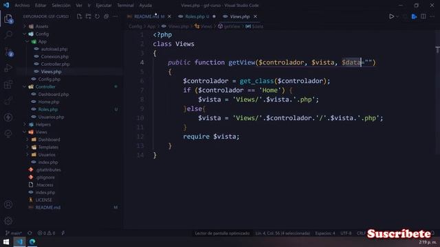 3️⃣ Pagina WEB desde cero con PHP JAVASCRIPT ASYNC AWAIT MYSQL - Roles - Tabla, Controlador, Vista смотреть онлайн