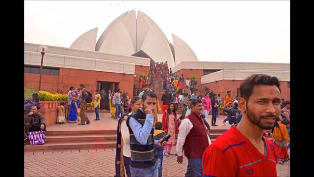 Lotus Temple, New Delhi Timelapse Video - HD | Bahai House Of Worship смотреть онлайн