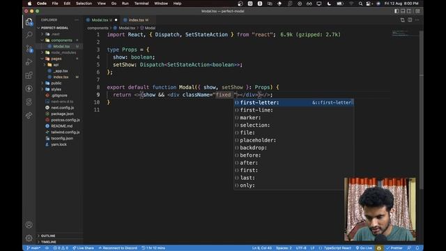 Create the PERFECT modal using Tailwind CSS! #reactjs #tailwindcss смотреть онлайн