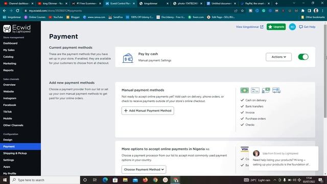 How to create an online store website - Ecwid e-commerce tutorial смотреть онлайн