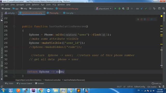 Laravel Complete Tutorial #076-laravel whereHas ,whereDoesnotHave,With RelationShips اهم الفيديوها смотреть онлайн