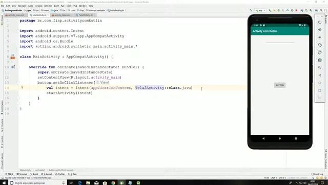 #14 - Intent com Kotlin - Curso de desenvolvimento de aplicativos para Android смотреть онлайн