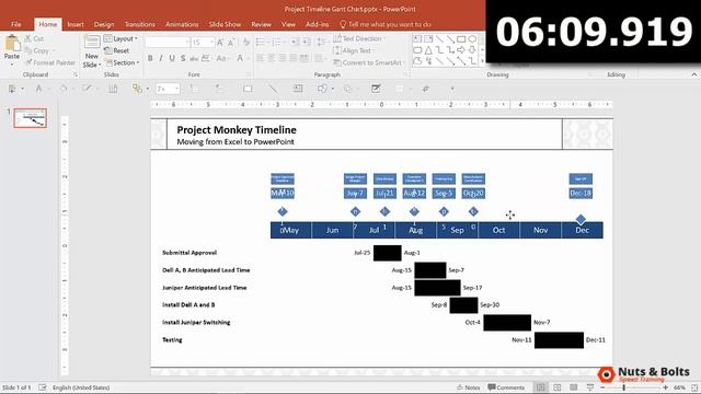 Watch Me Make a Gantt Chart in 11 Mins and 44 Secs (Excel to PowerPoint) смотреть онлайн