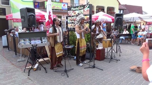 Muzyka Indianska - peruwiańska relaksacyjna - Występ w Dąbkach # 1 Kamera Sony HDR-CX 330 Handycam смотреть онлайн