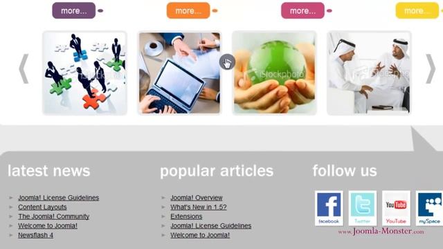 Joomla 1.5 template: JM Advertica смотреть онлайн