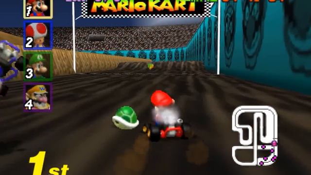 Mario Kart 64 Walkthrough/Gameplay Nintendo64 HD1080p смотреть онлайн