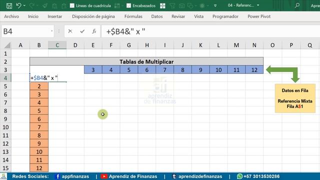 Microsoft Excel Avanzado de 0 a 100 - Sesión 4 Referencias Absolutas, Relativas y Mixtas смотреть онлайн