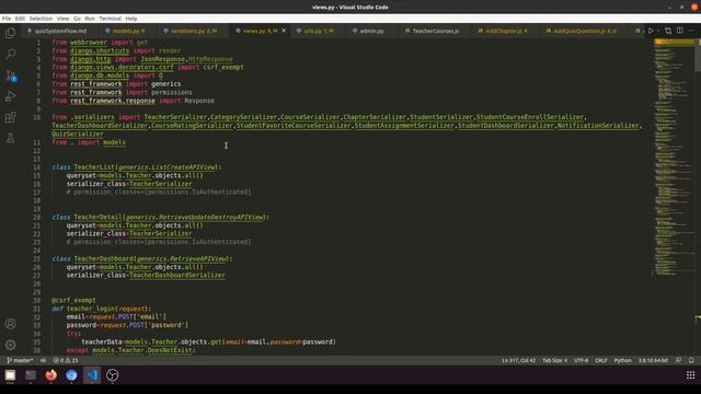 Django ReactJs LMS #74 | Add and read quiz questions | Teacher Course Quiz System for Student смотреть онлайн