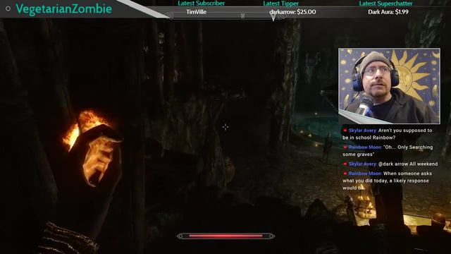 Under Saarthal Puzzle, Hitting the Books, and Stillborn Cave - Modded Skyrim Livestream - смотреть онлайн