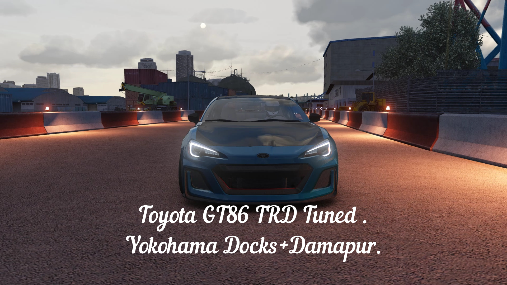 Toyota GT86 TRD Tuned - Yokohama Docks+Damapur | Assetto Corsa. смотреть онлайн